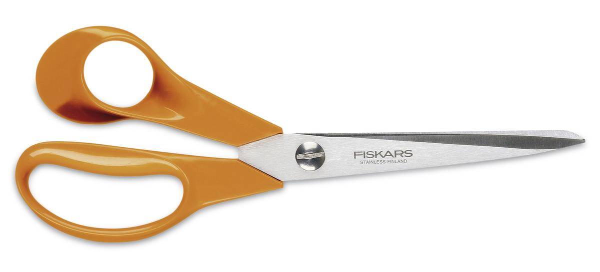 Bastelschere,f. Rechtshänder,L 210mm,Griff orange,rostfreie Klinge Stahl-0