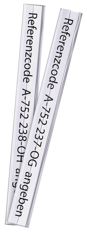 Klarsichtleiste,f. Planungstafel,Rückseite selbstklebend,transparent,HxL 23x220mm-2