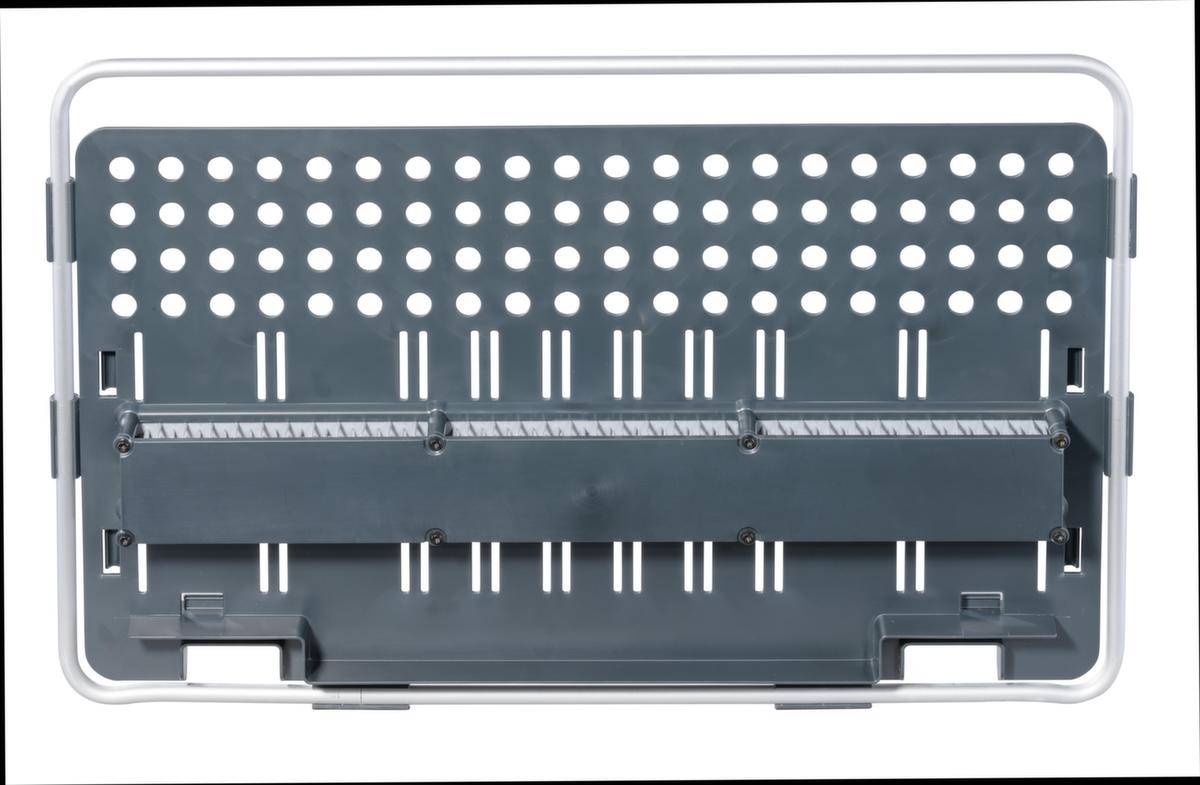 Werkzeugträger,Bürstenhalter,HxBxT 285x440x50mm,grau-0