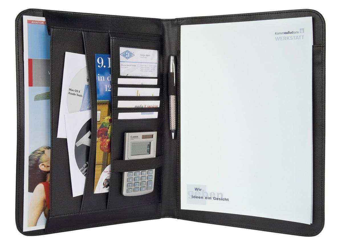 Schreibmappe Elegance A4 sw-3