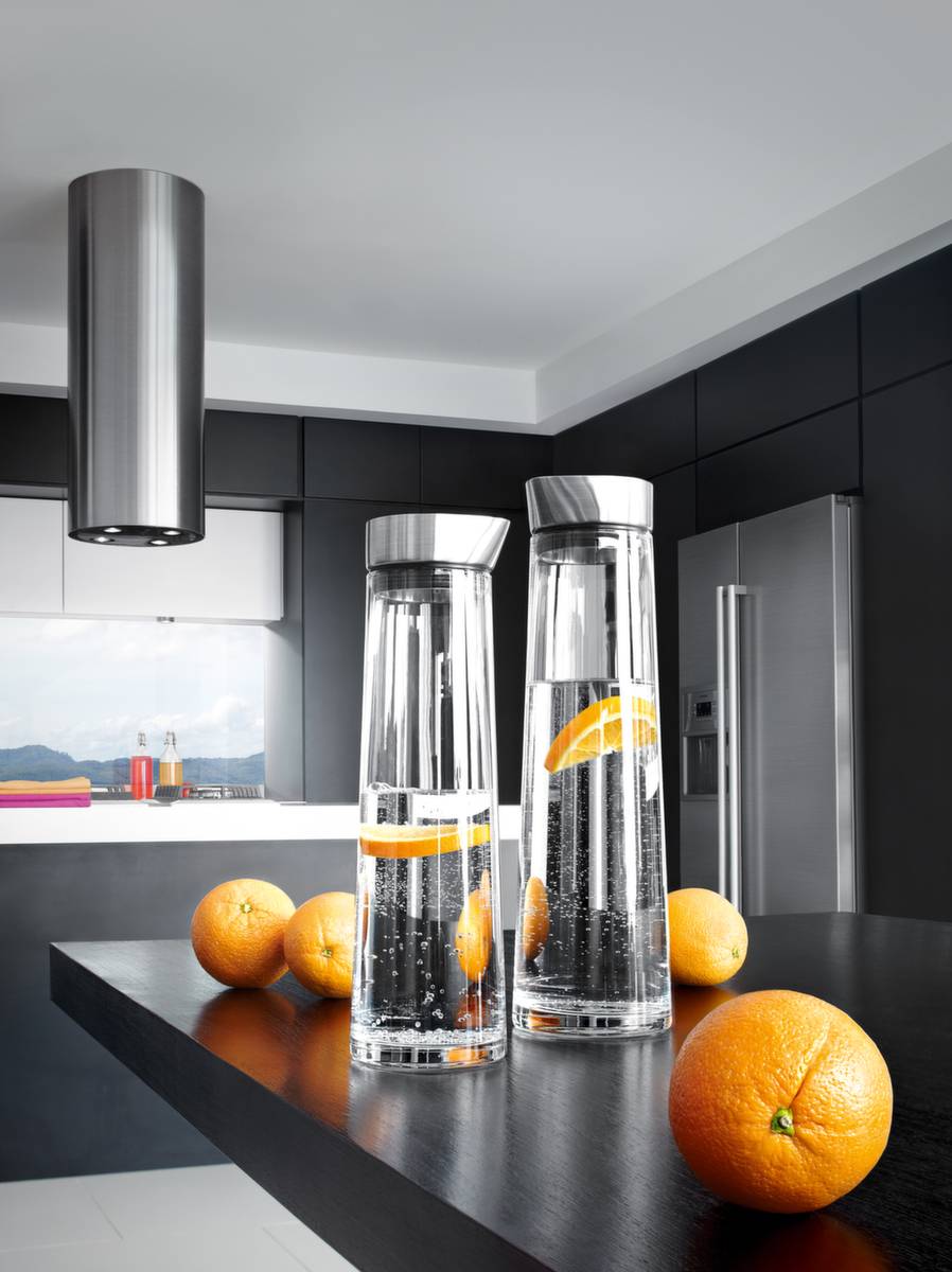Karaffe,1,5l,Glas,Deckel Edelstahl-2