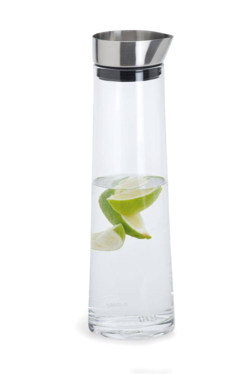 Karaffe,1l,Glas,Deckel Edelstahl-0