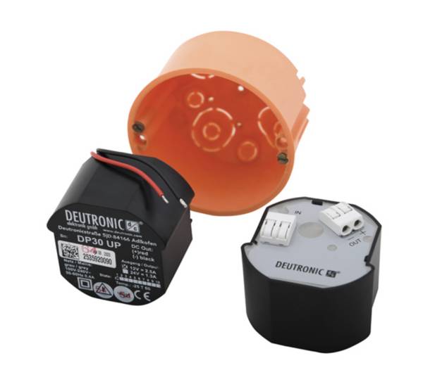 Deutronic Unterputz Netzteil 12V DP30UP-12 12V / 2,5A 30 Watt