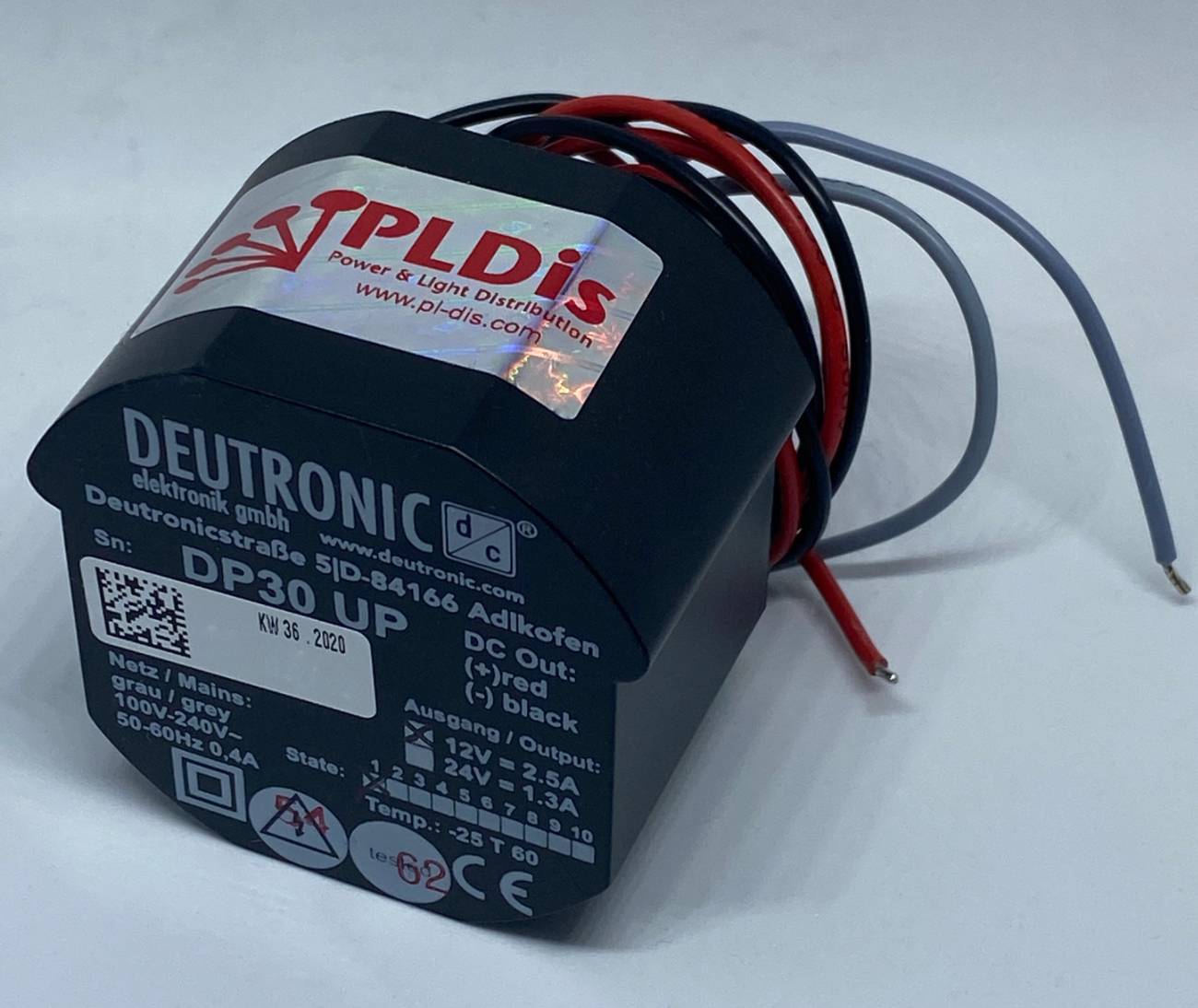 Deutronic Unterputz Netzteil 24V DP30UP-24 24V / 1,25A 30 Watt-4