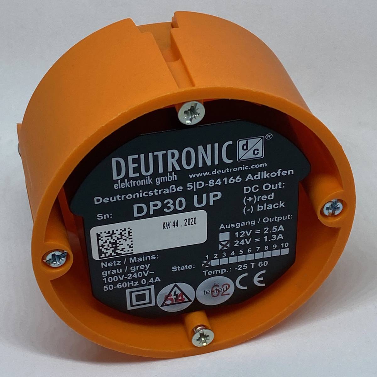 Deutronic Unterputz Netzteil 12V DP30UP-12-C 12V / 2,5A 30 Watt-2