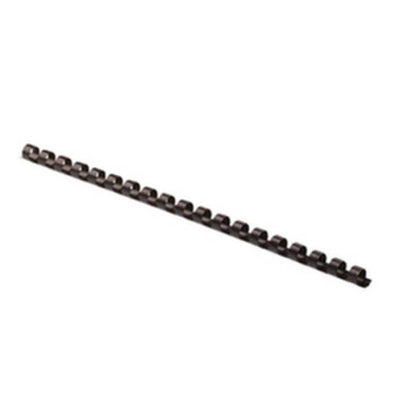 Plastikbinderücken A4 21 Ringe schwarz 6mm VE=100 Stück