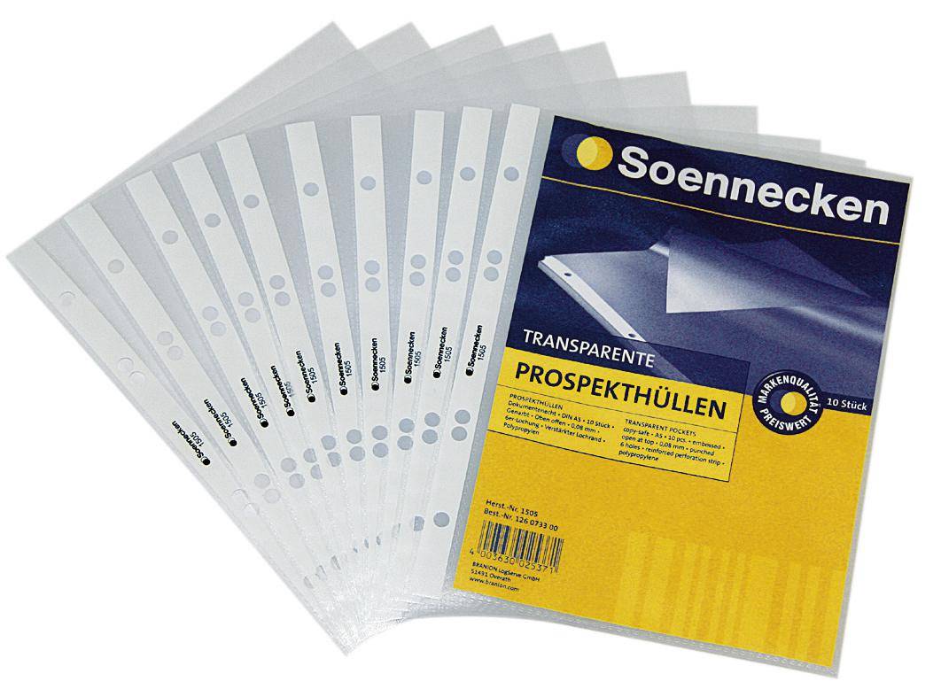 Prospekthülle DIN A5 PP transparent 100 St./Pack.-1