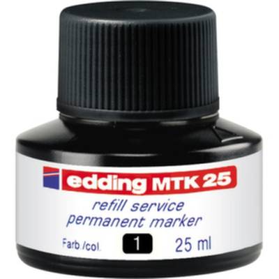 Nachfülltinte edding MTK 25 refill service für edding Permanentmarker 25ml schwarz