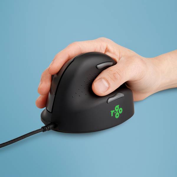 R-Go Maus HE ergonomisch rechts USB       mittel