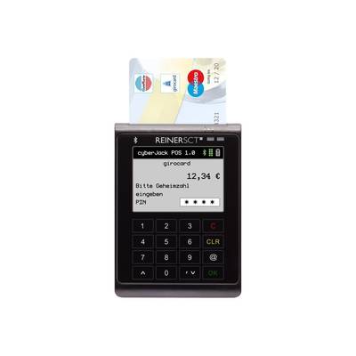 ReinerSCT cyberJack POS - SmartCard-Leser - Bluetooth 4.0 LE - Schwarz, Gelb