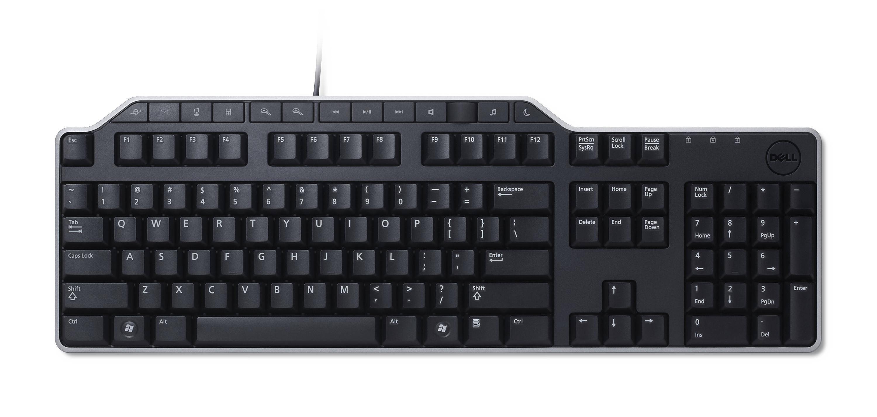 Dell Business Multimedia Keyboard KB522 - Kit - TL: UK, QWERTY-0