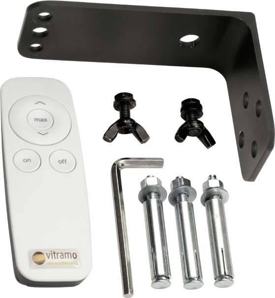 Vitramo Infrarot-Heizstrahler VC-EC2000S-4