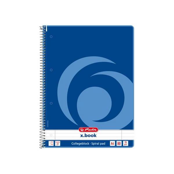 herlitz Collegeblock, DIN A4, liniert