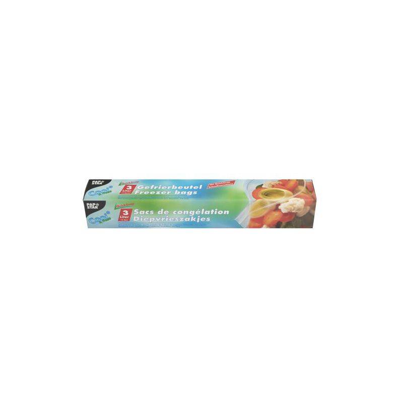 PAPSTAR Gefrierbeutel QuickSnap 3 Liter, 270 x 280 mm-0