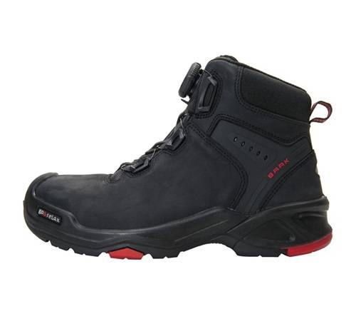 Sicherheitsstiefel Braxton Gr.42 schwarz/rot Leder S3 SRC HRO EN20345 BAAK-2