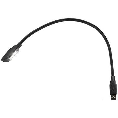Infitronic IN3LED1USB - 3 LED USB Lampe/USB Leuchte/Schwanenhalsleuchte/Leselampe/Leseleuchte/Tastaturlampe für PC Lapto