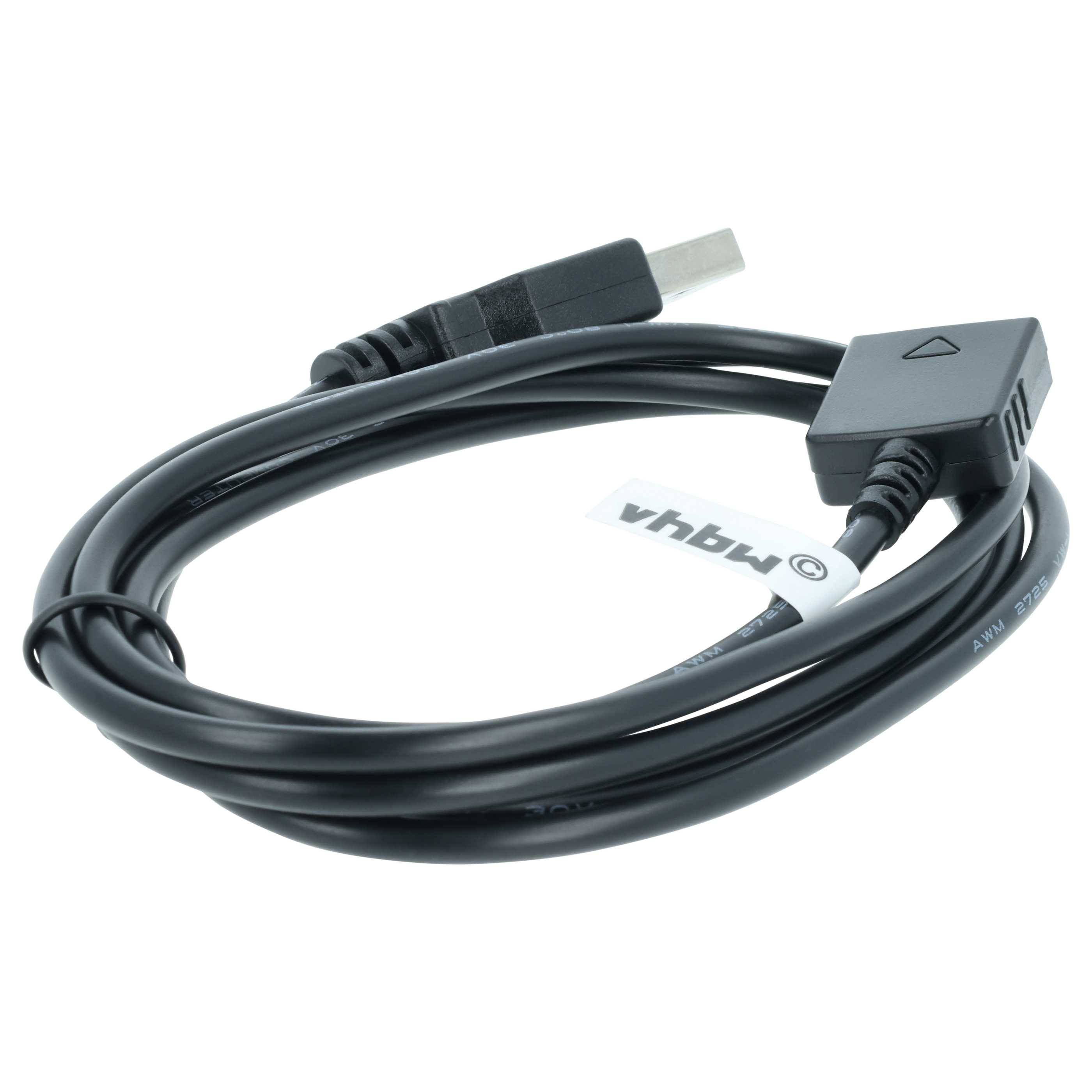 vhbw USB Datenkabel (Typ A auf MP3 Player) Ladekabel kompatibel mit Sony Walkman NWZ-A815WHI, NWZ-A816 MP3 Player --1