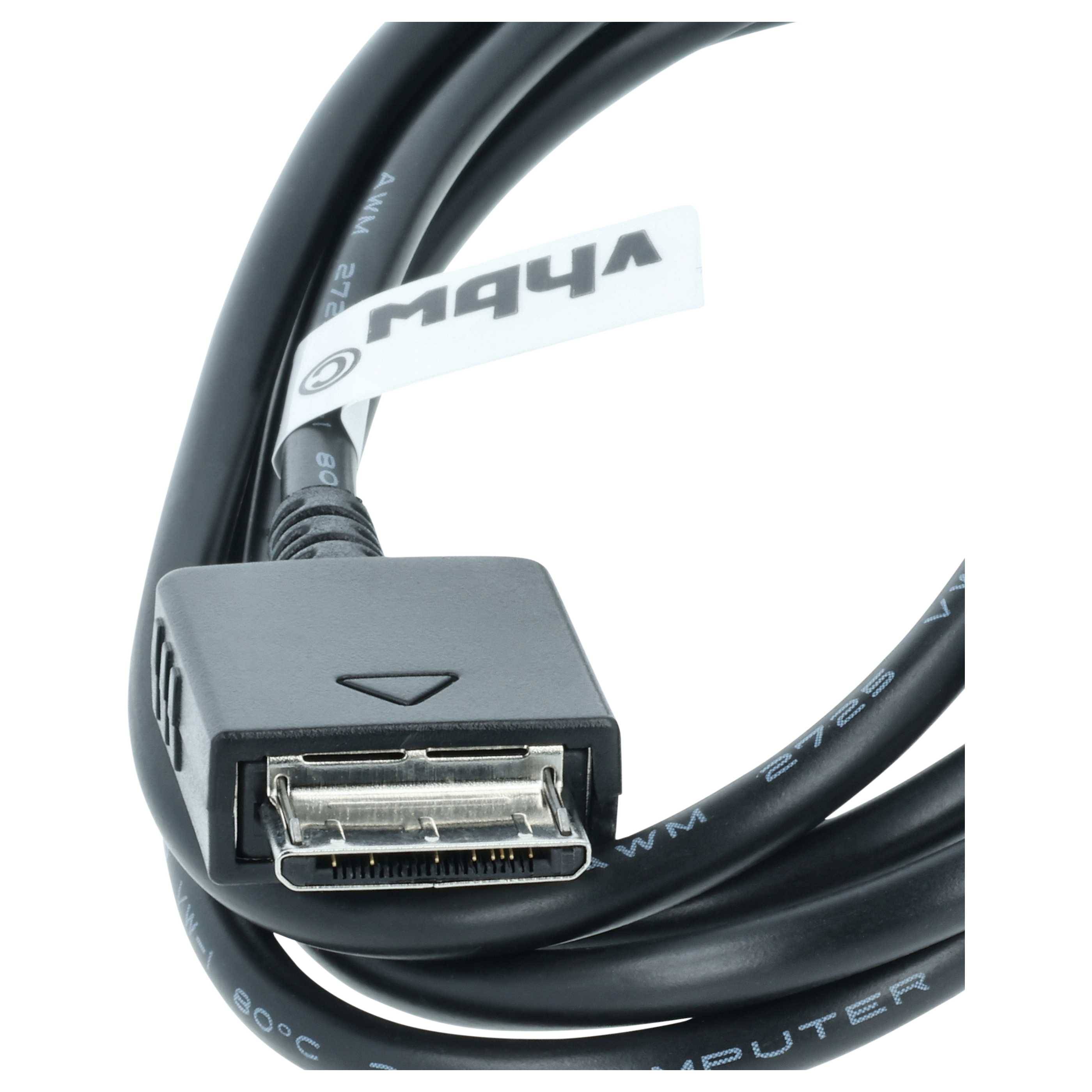 vhbw USB Datenkabel (Typ A auf MP3 Player) Ladekabel kompatibel mit Sony Walkman NWZ-A815WHI, NWZ-A816 MP3 Player --3
