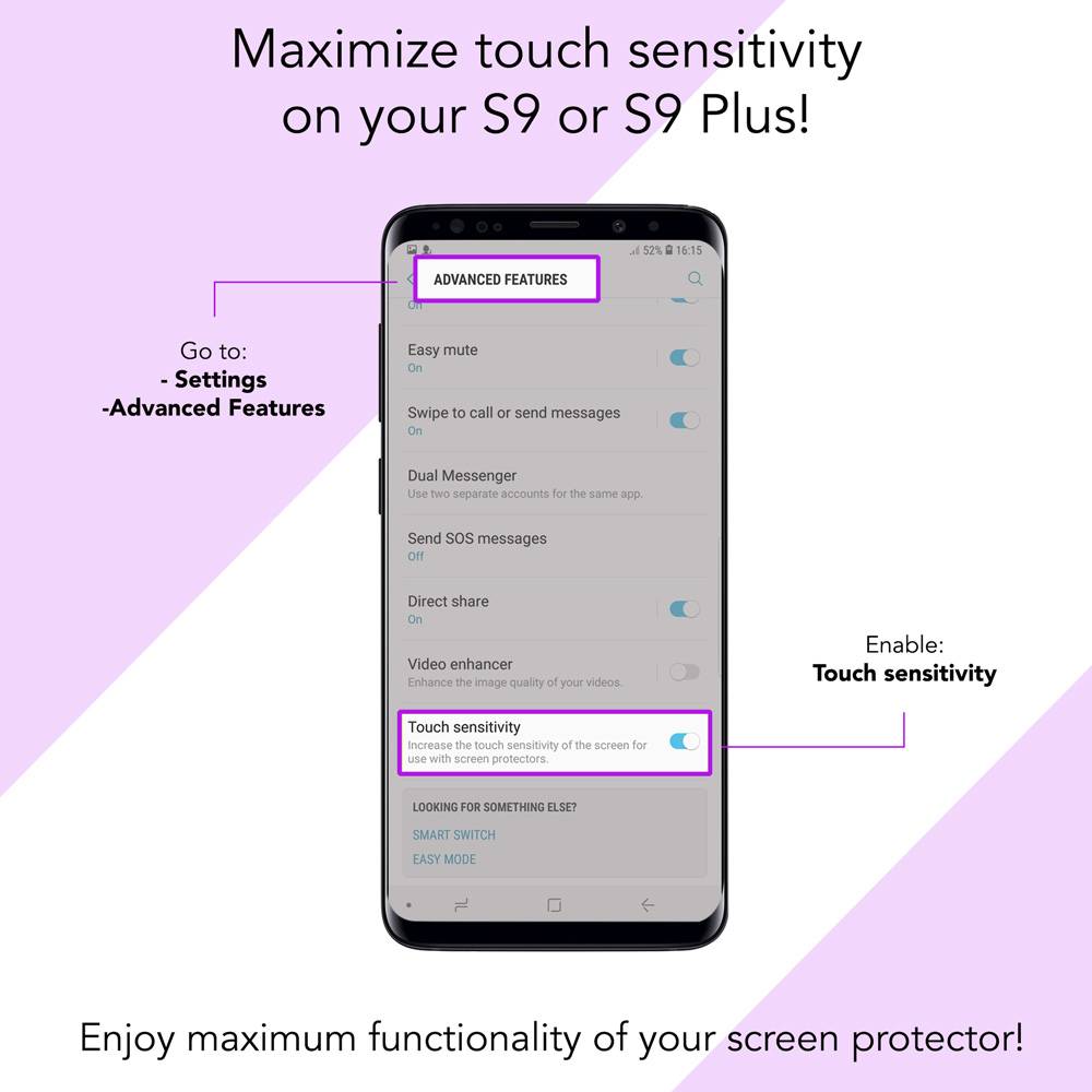 Samsung Galaxy S9 360 Grad Handy Hülle von NALIA Full Cover vorne & hinten Rundum Transparent-1