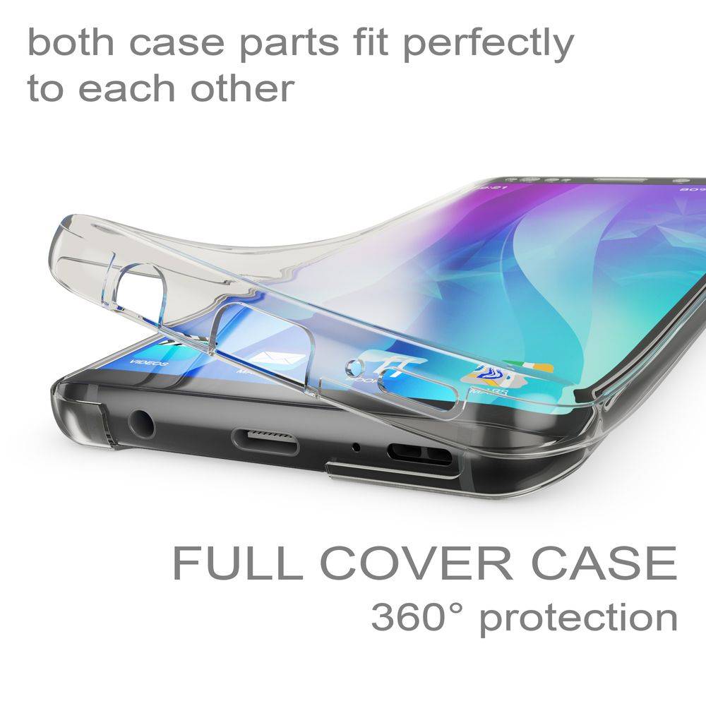 Samsung Galaxy S9 360 Grad Handy Hülle von NALIA Full Cover vorne & hinten Rundum Transparent-2