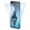 NALIA 360 Grad Hülle für Samsung Galaxy S8, Full Cover Handy Schutzhülle Case Blau