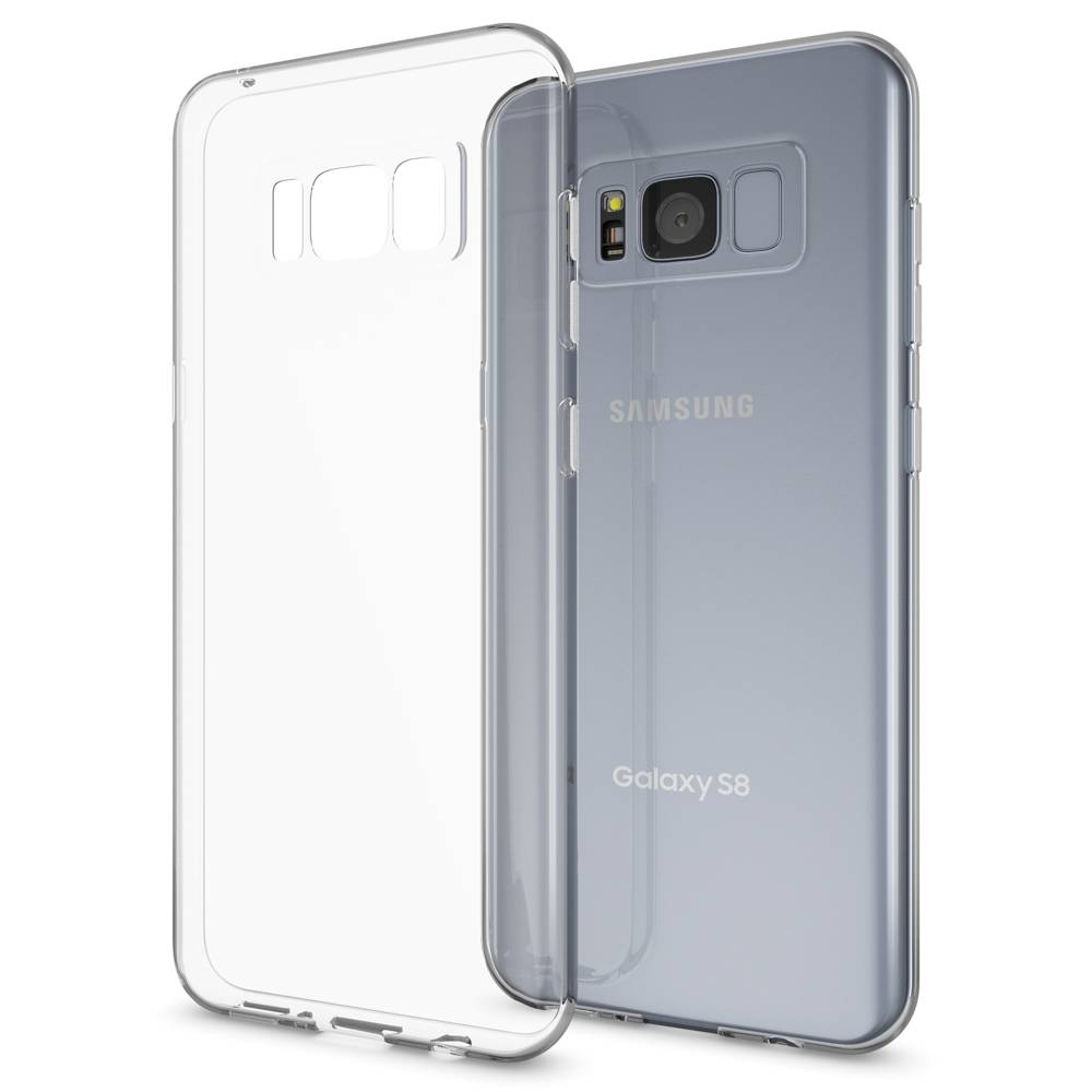 Samsung Galaxy S8 Handy Hülle von NALIA, Silikon Case Cover Transparent Bumper-0
