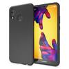 NALIA Hülle Handyhülle für Huawei P20 Lite, Ultra-Slim TPU Silikon Neon Case Schwarz