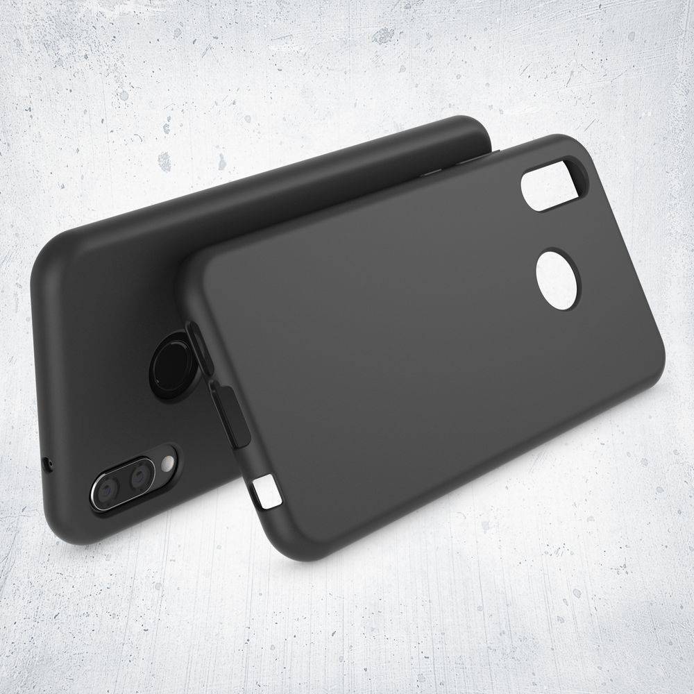 NALIA Hülle Handyhülle für Huawei P20 Lite, Ultra-Slim TPU Silikon Neon Case Schwarz-1
