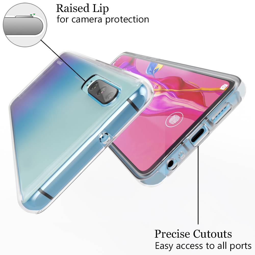NALIA 360 Grad Handy Hülle für Huawei P30, Slim Schutz Case Cover Tasche Bumper Transparent-4