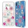 Huawei P20 Lite Hülle Handyhülle von NALIA, Slim Silikon Cover Schutzhülle Colorful Flowers
