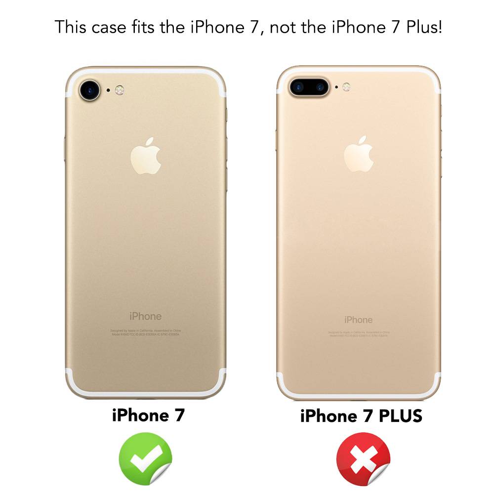 iPhone 7 Hülle 360 Grad Handyhülle mit Displayschutz von NALIA, 360° Cover Case Blau-3