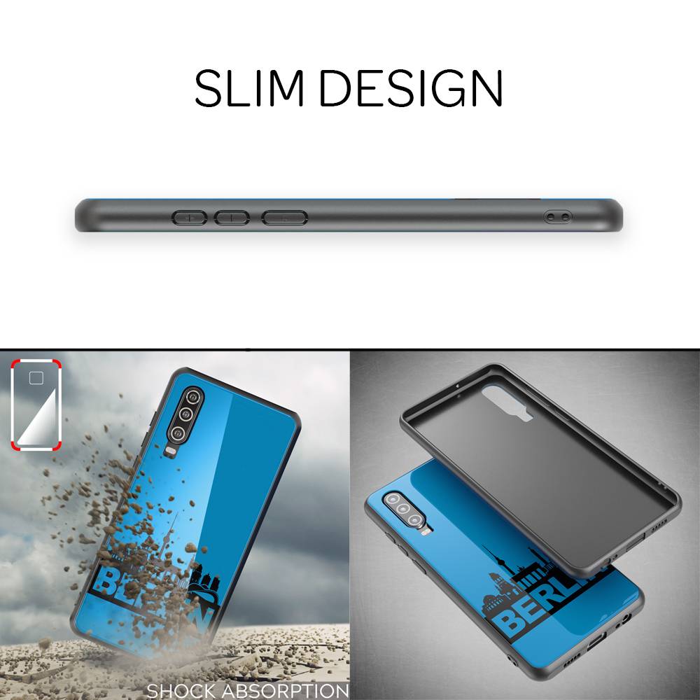 NALIA Motiv Handyhülle für Huawei P30, Schutz Case Cover Tasche Bumper Etui Schale Trabi-4