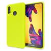 NALIA Hülle Handyhülle für Huawei P20 Lite, Ultra-Slim TPU Silikon Neon Case Gelb