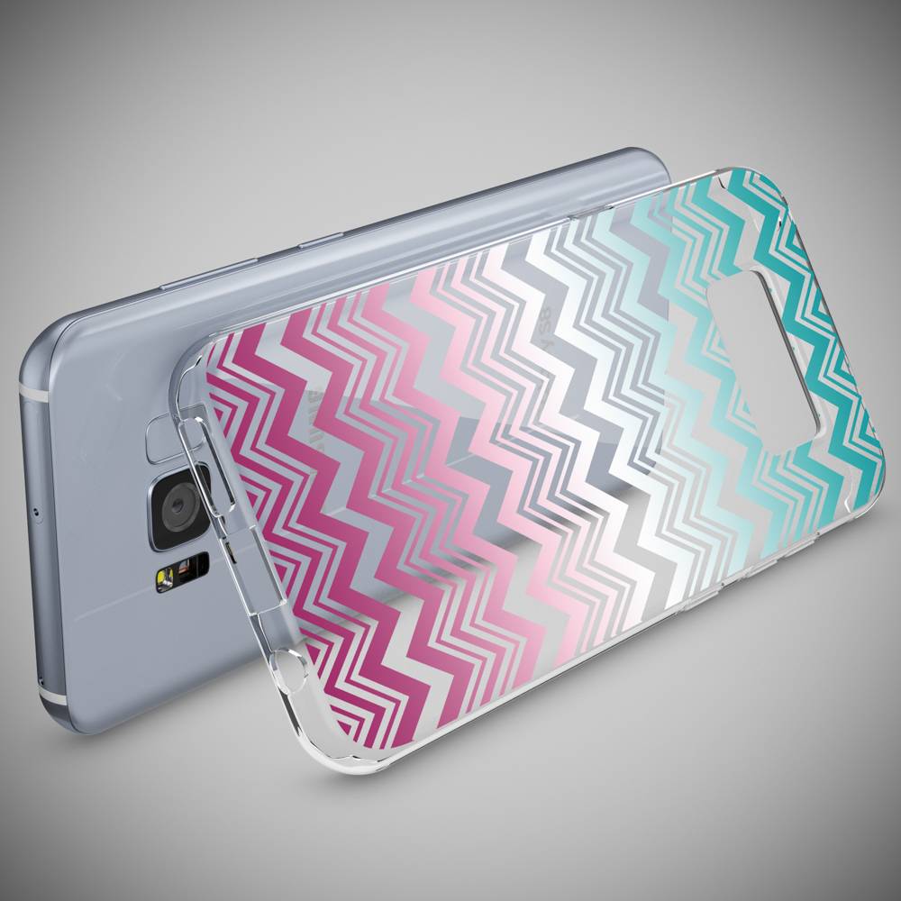 Samsung Galaxy S8 Hülle Handyhülle von NALIA, Slim Silikon Motiv Case Schutzhülle Colorful Lines-1