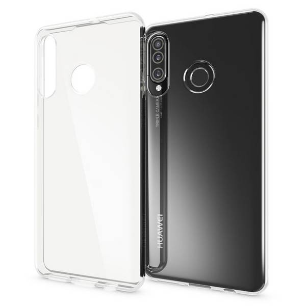 NALIA Handyhülle für Huawei P30 Lite Hülle, Durchsichtige Silikon Schutzhülle