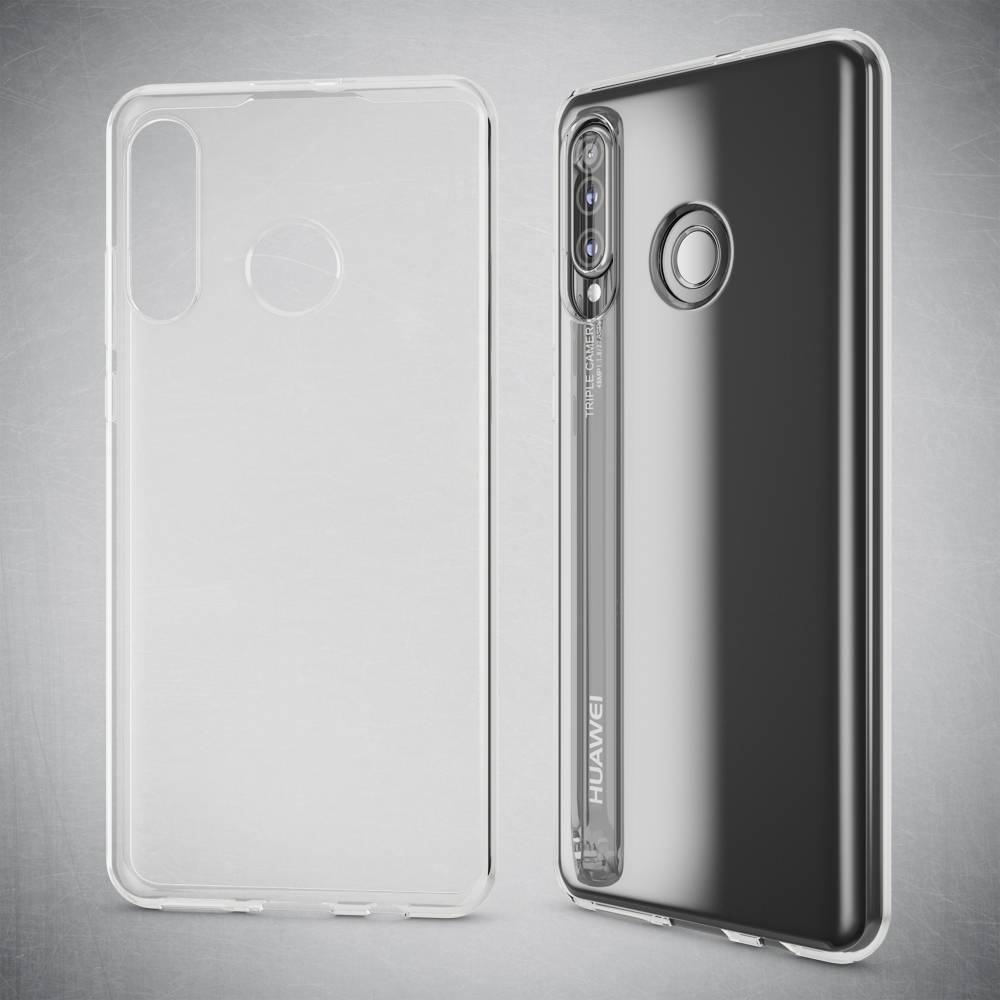 NALIA Handyhülle für Huawei P30 Lite Hülle, Durchsichtige Silikon Schutzhülle-1