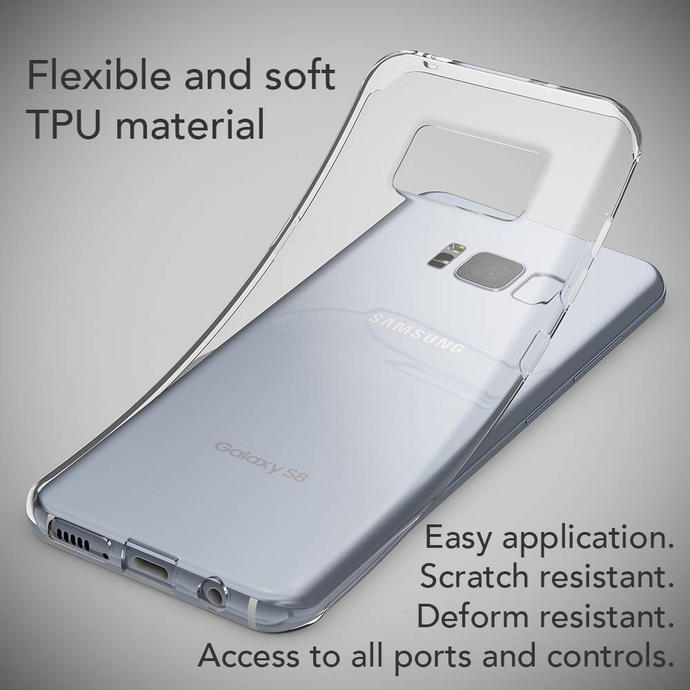 Samsung Galaxy S8 Hülle Handyhülle von NALIA, Slim Silikon Motiv Case Schutzhülle Pattern Flowers-1