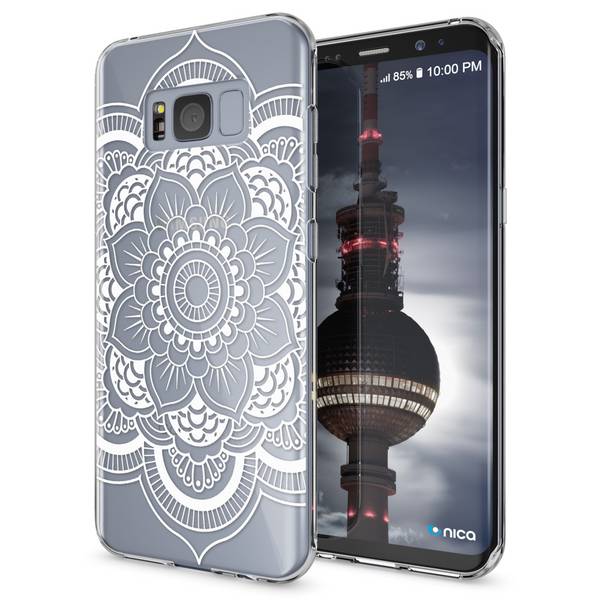 Samsung Galaxy S8 Hülle Handyhülle von NALIA, Slim Silikon Motiv Case Schutzhülle Pattern Flowers