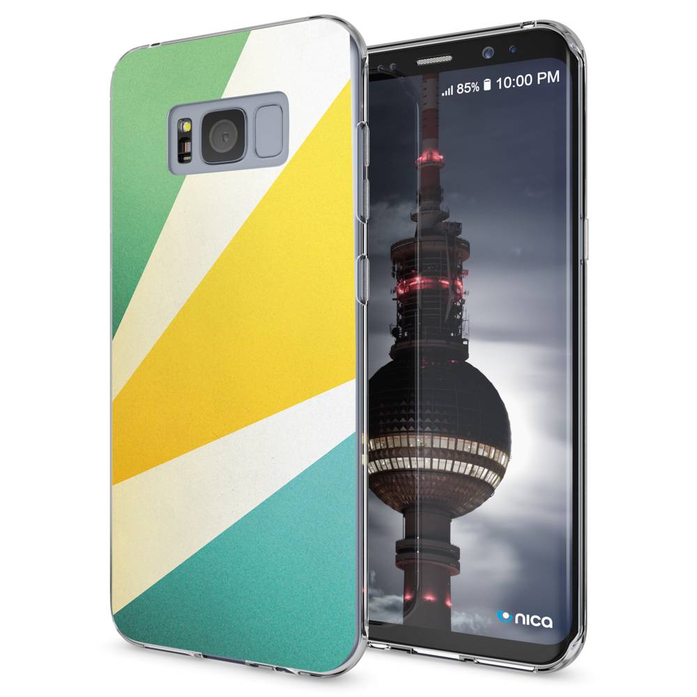 Samsung Galaxy S8 Hülle Handyhülle von NALIA, Slim Silikon Motiv Case Schutzhülle Retro-0
