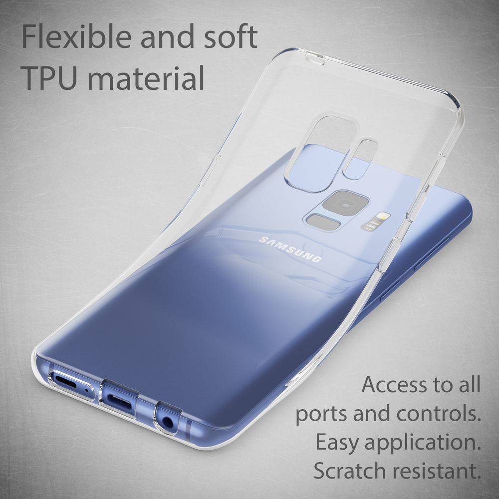 Samsung Galaxy S9 Handy Hülle von NALIA, Soft Slim TPU Silikon Case Cover Schutz-3