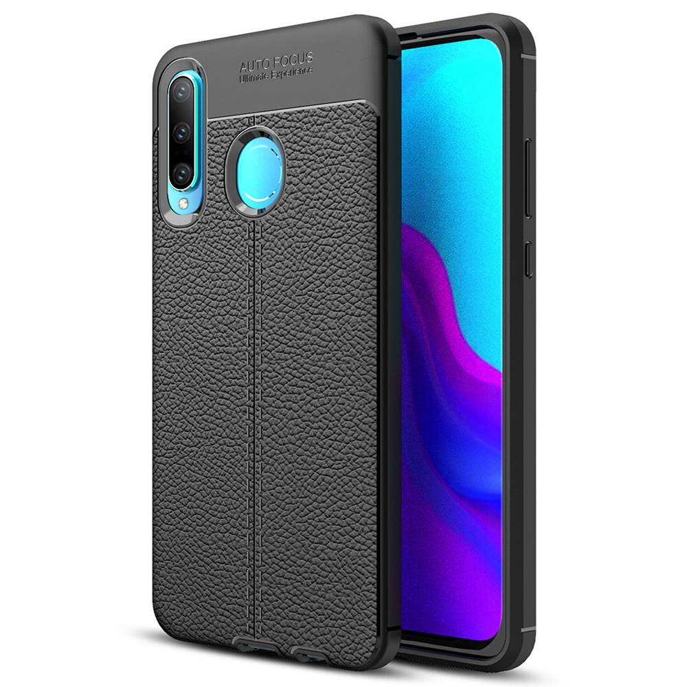 NALIA Handyhülle für Huawei P30 Lite Hülle, Leder Optik Stylische Handyhülle-0