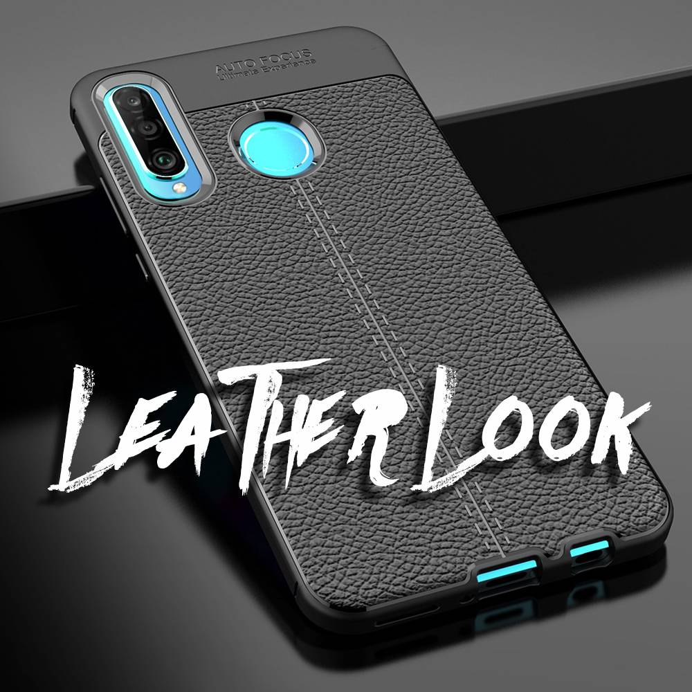 NALIA Handyhülle für Huawei P30 Lite Hülle, Leder Optik Stylische Handyhülle-4