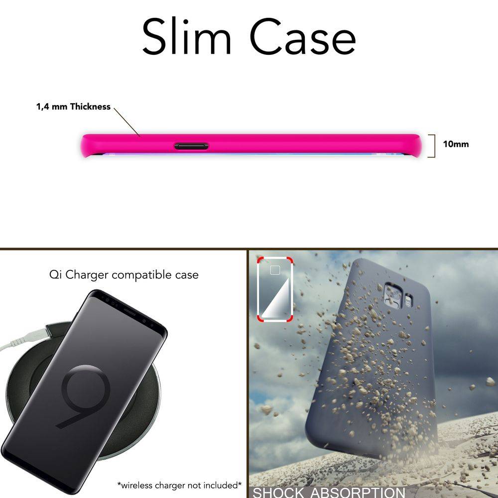Samsung Galaxy S9 Hülle Handyhülle von NALIA, Ultra-Slim TPU Silikon Neon Case Grün-4
