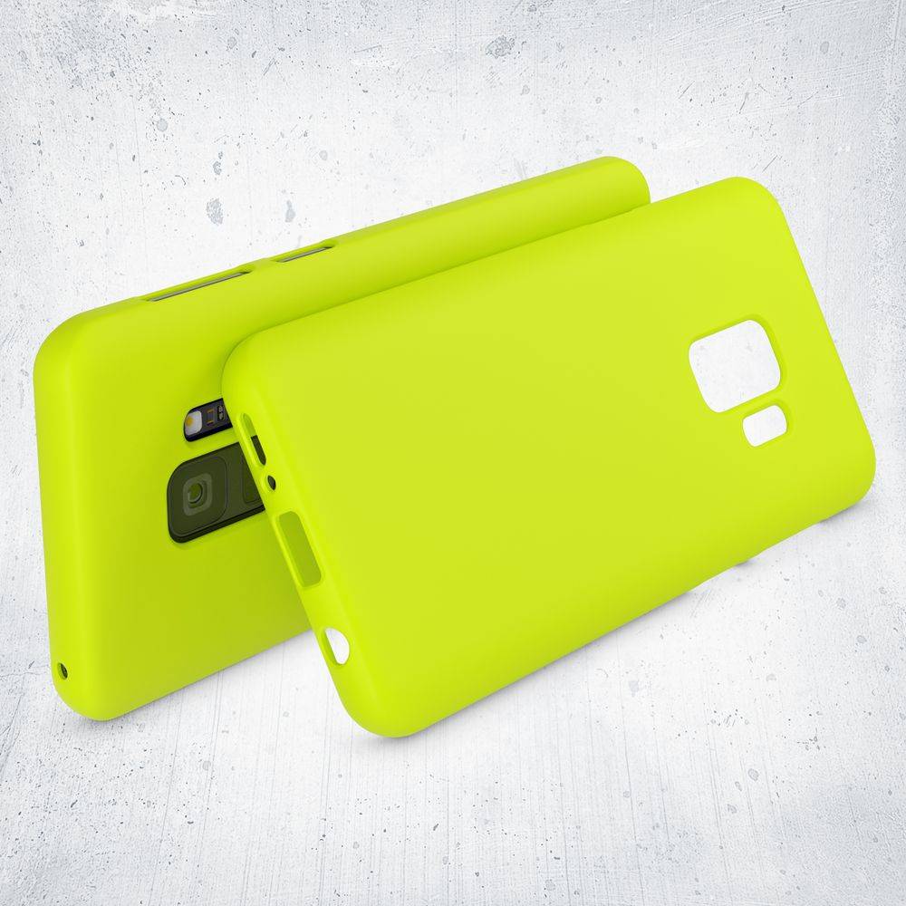 Samsung Galaxy S9 Hülle Handyhülle von NALIA, Ultra-Slim TPU Silikon Neon Case Gelb-1