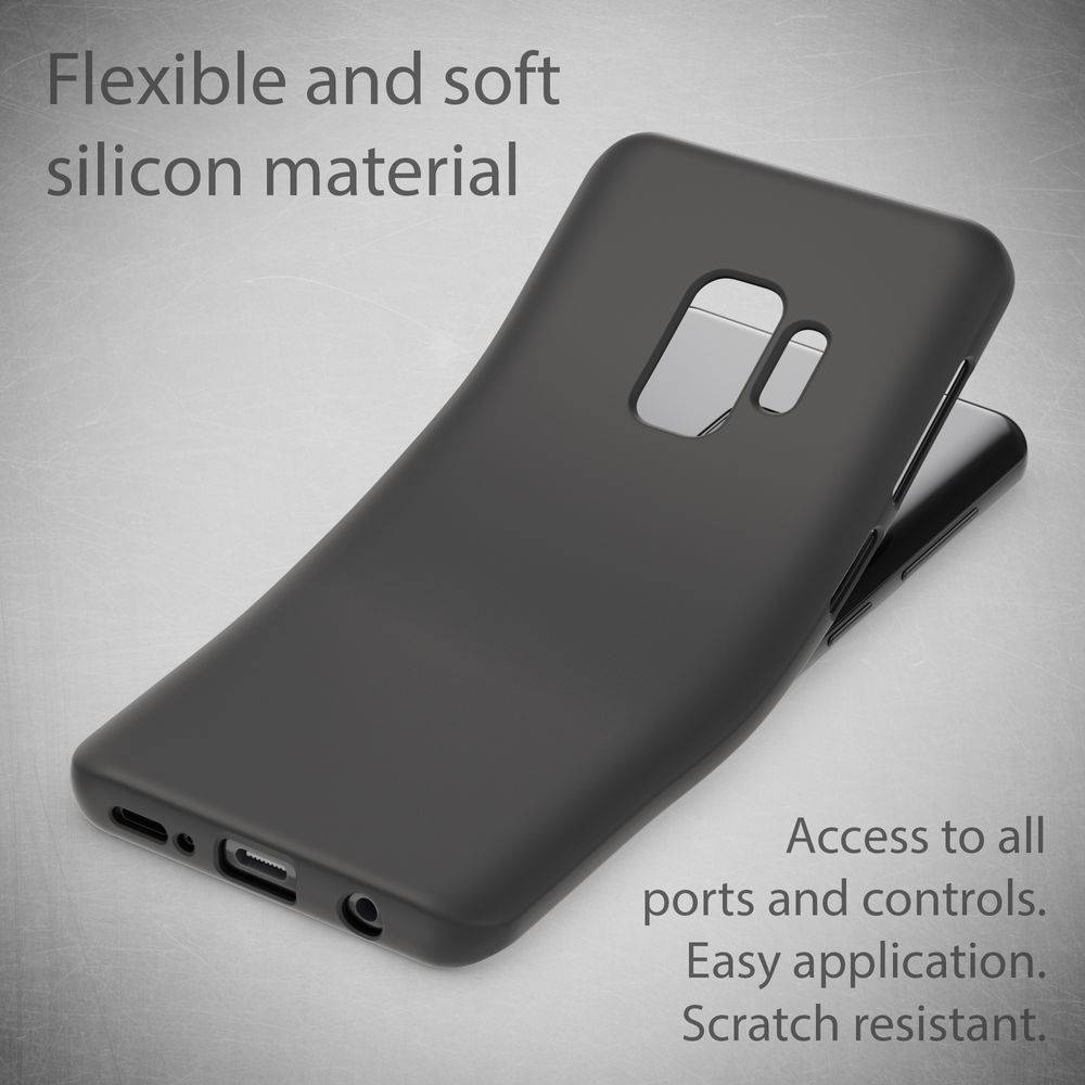Samsung Galaxy S9 Hülle Handyhülle von NALIA, Ultra-Slim TPU Silikon Neon Case Gelb-2