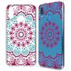Huawei P20 Lite Hülle Handyhülle von NALIA, Slim Silikon Cover Schutzhülle Red Mandala