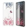 NALIA Hülle für Huawei P30, Motiv Handyhülle Slim Silikon Case Cover Schutzhülle Butterfly