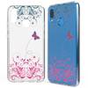 Huawei P20 Lite Hülle Handyhülle von NALIA, Slim Silikon Cover Schutzhülle Butterfly