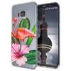 Samsung Galaxy S8 Hülle Handyhülle von NALIA, Slim Silikon Motiv Case Schutzhülle Flamingo Green