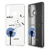 NALIA Hülle für Huawei P30 Lite, Motiv Handy Hülle Slim Silikon Case Schutzhülle Dandelion Blau